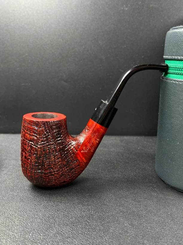 意大利白胡子喷砂匈牙利大弯手工石楠木烟具