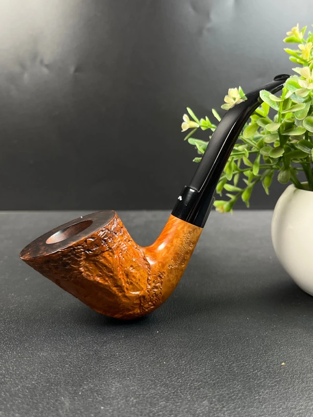 意大利白胡子手工石楠木烟具（内径21斗深43长146）