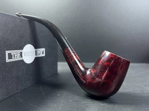 英国The White Spot酒红色系列 5102号石楠木烟斗（内20 深43.1）