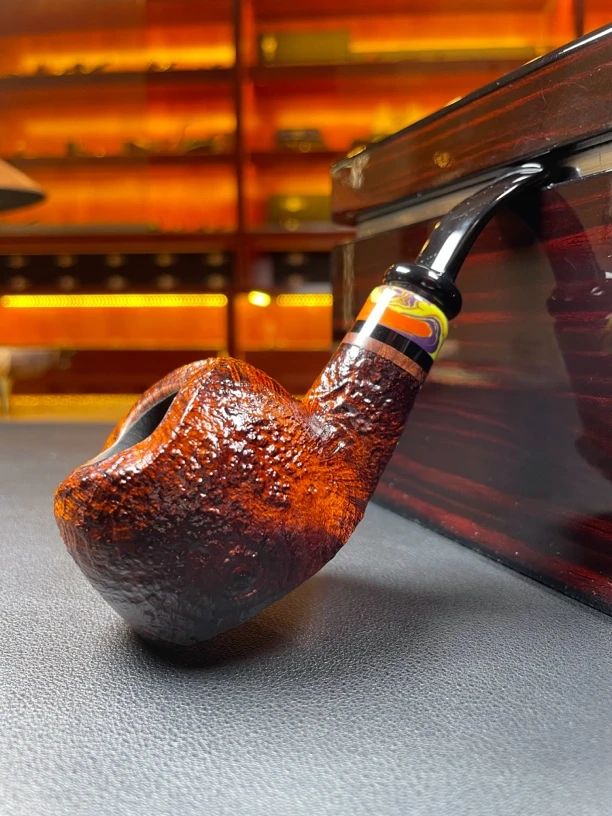 丹麦吉普森ida3级石楠木手工烟斗（内径21.8斗深39.4）