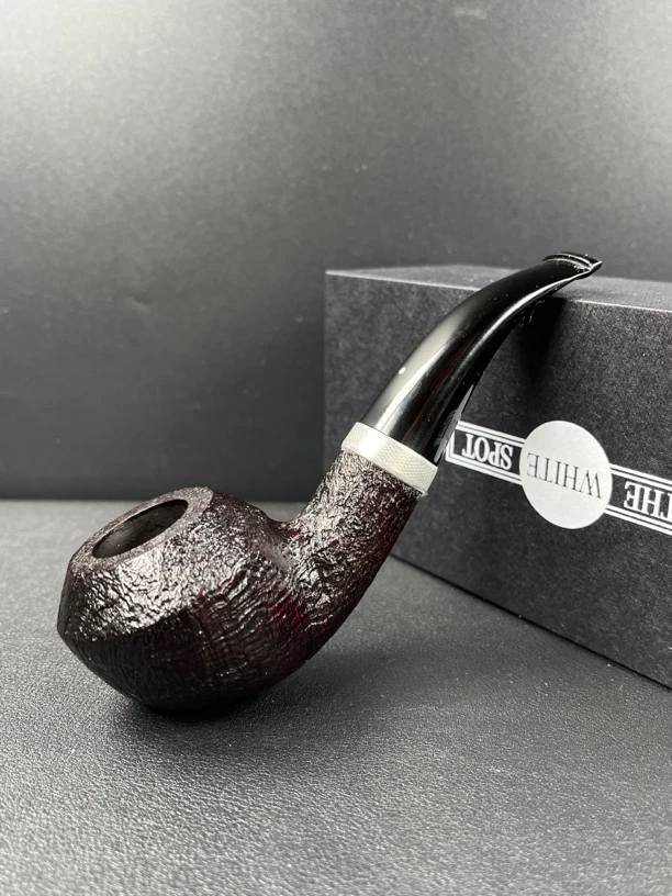 英国登Dunhill‘s Shell系列4108型号特殊银圈石楠木烟具