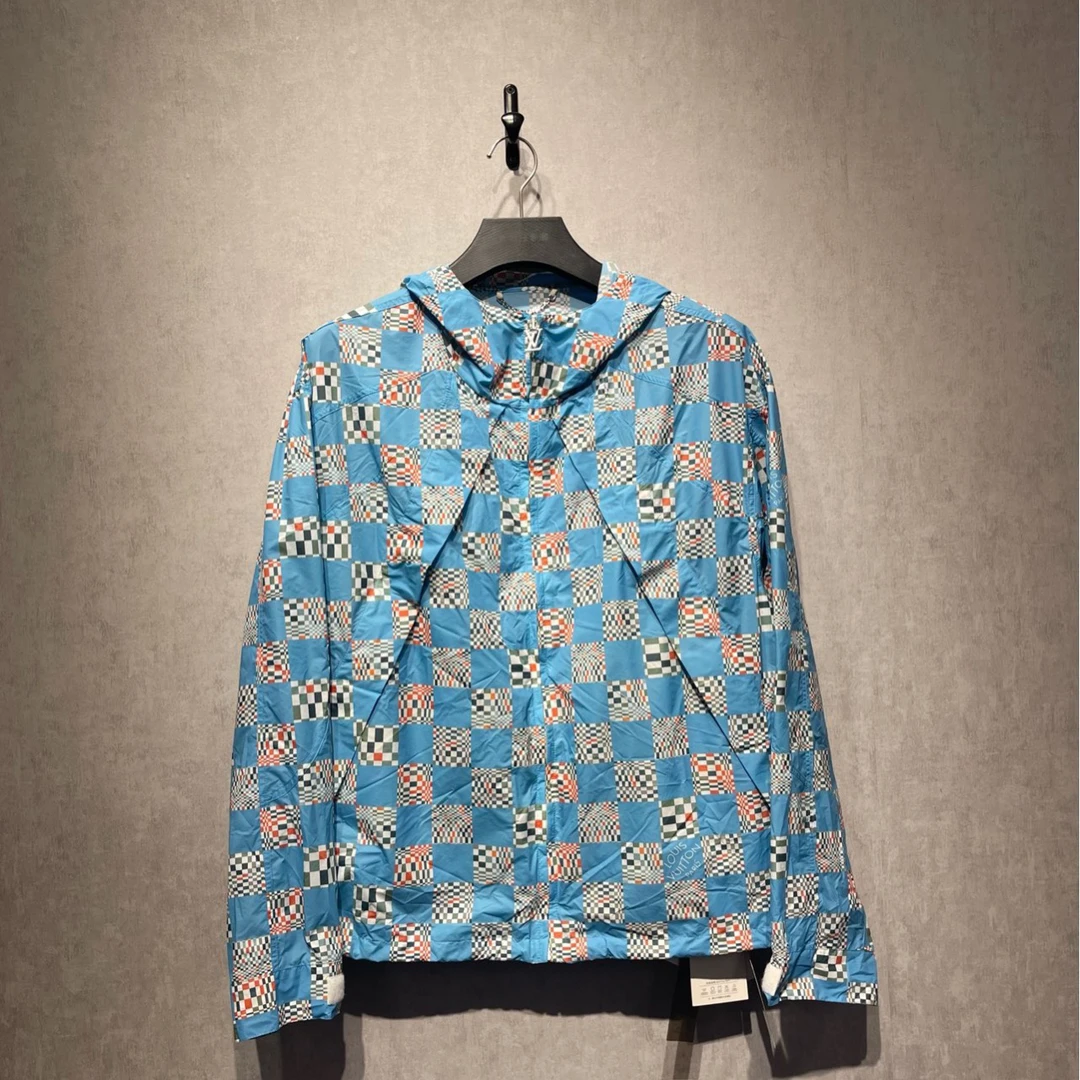95新 LouisVuitton/路易威登 棋盘格冲锋衣/50码/95新
