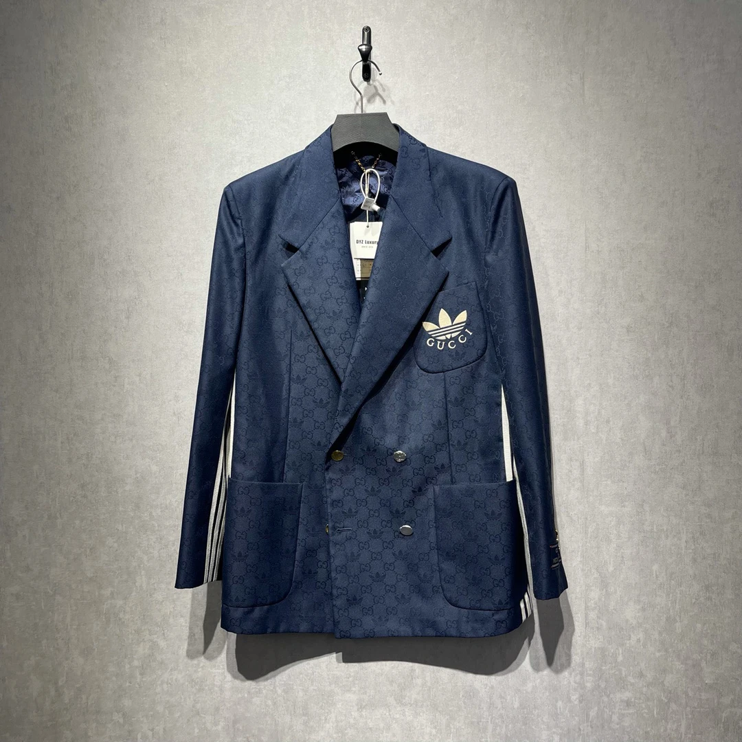 99新 GUCCI/古驰 Adidas联名 满印西服/52码/99新/公价24200