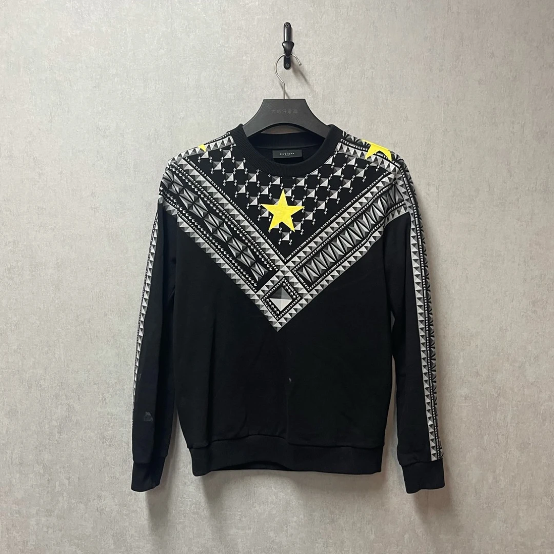 95新 Givenchy/纪梵希 纪梵希五星拼接卫衣/s码/95新