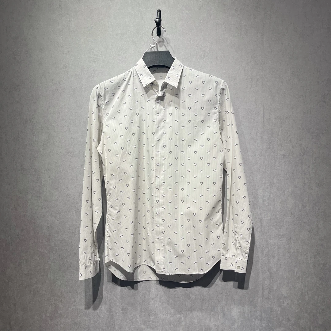 95新 DIOR/迪奥  爱心弹幕衬衫/38码/95新/DY212068