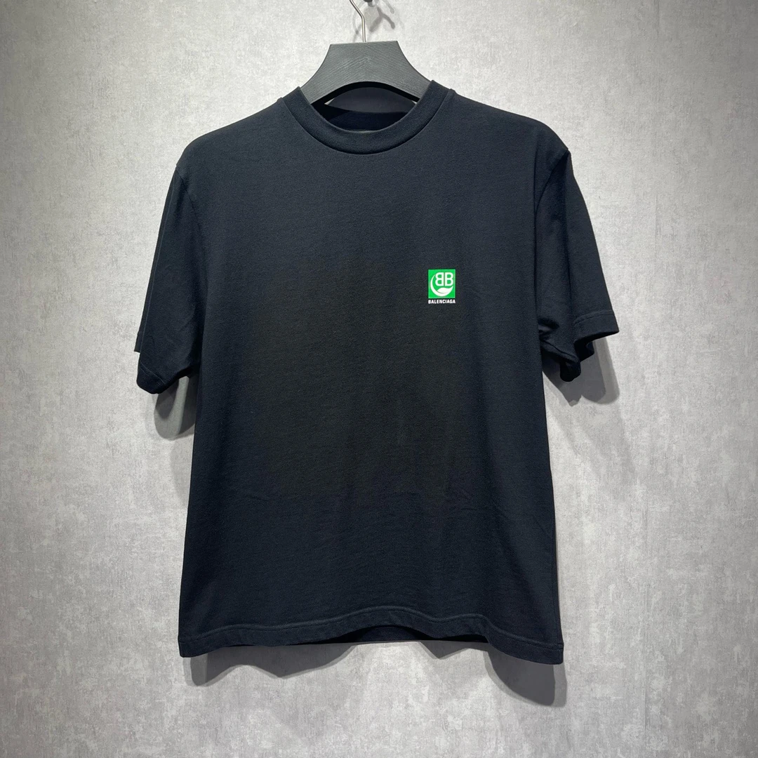 95新 Balenciaga/巴黎世家  环保logo印花短袖/XS码/98新/毒3000