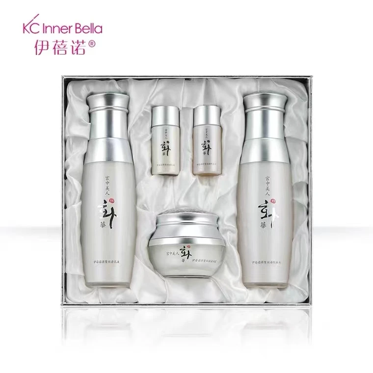 化妆品专柜伊蓓诺颜皙丝语系列套装白华