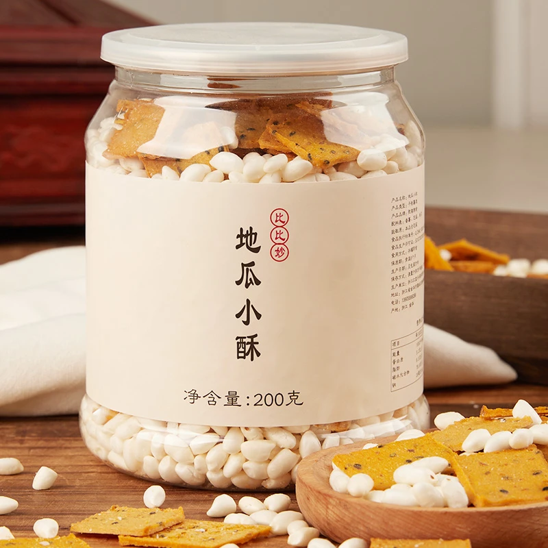 比比妙地瓜小酥农家香酥红薯干片小零食烘烤易碎香脆儿童酥脆200g