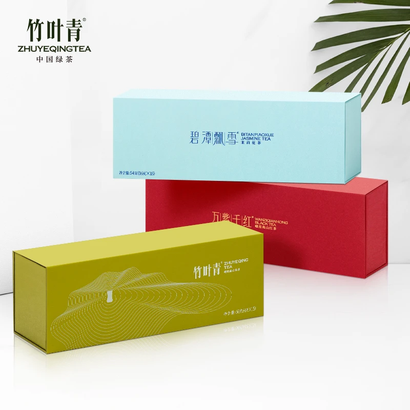 【团圆礼】竹叶青204g伴手礼推荐峨眉高山特级品味绿茶红茶花茶盒装