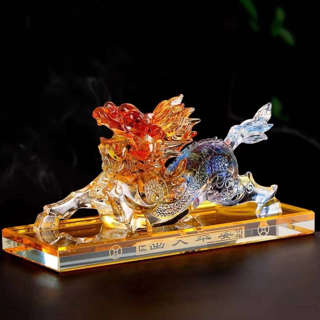 加大号麒麟汽车摆件车载香水进米纳福貔貅高档男士中控台车内饰品