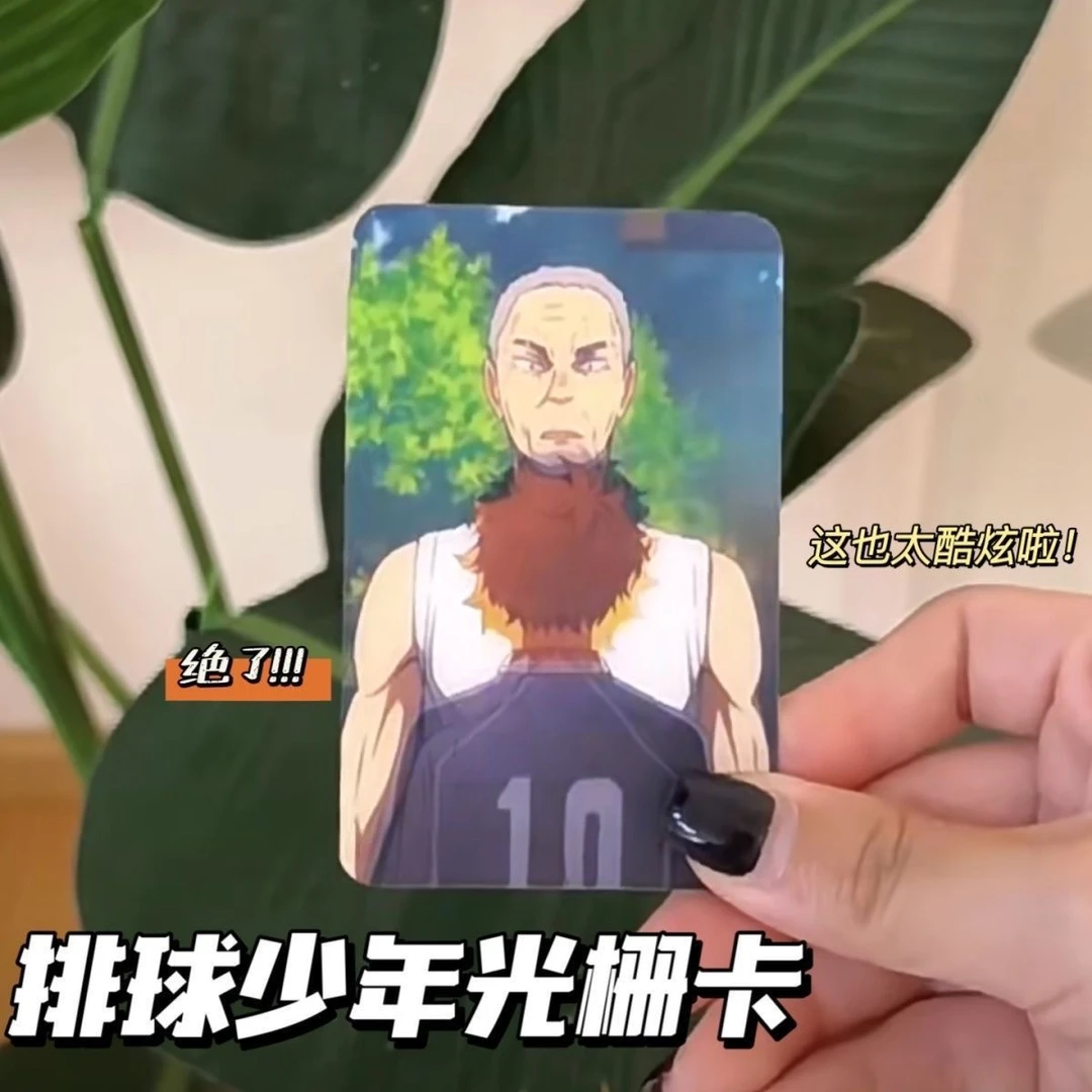 排球少年小巨人和日向翔阳2变光栅卡宇内天满动漫3D渐变光栅卡