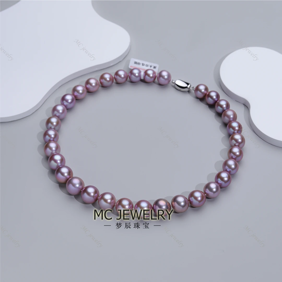 【辰妈镇店之宝】“金标远山黛” 国货之光珍珠项链11-15mm 含北大证