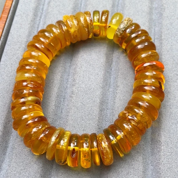 算盘珠瑕疵蜜蜡14➕手串（1070号）