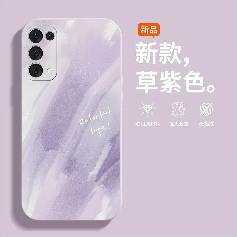 适用OPPOReno5手机壳硅胶Reno5k保护套全包Reno5Pro新款5Pro+个性