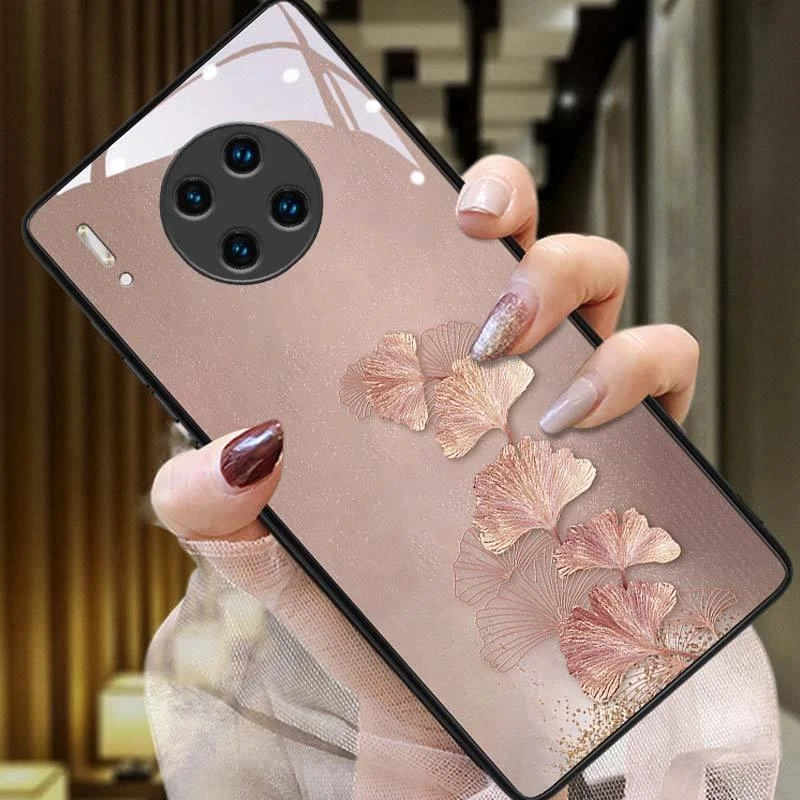 适用华为mate30手机壳钢化玻璃mate30pro保护套30epro防摔全包镜