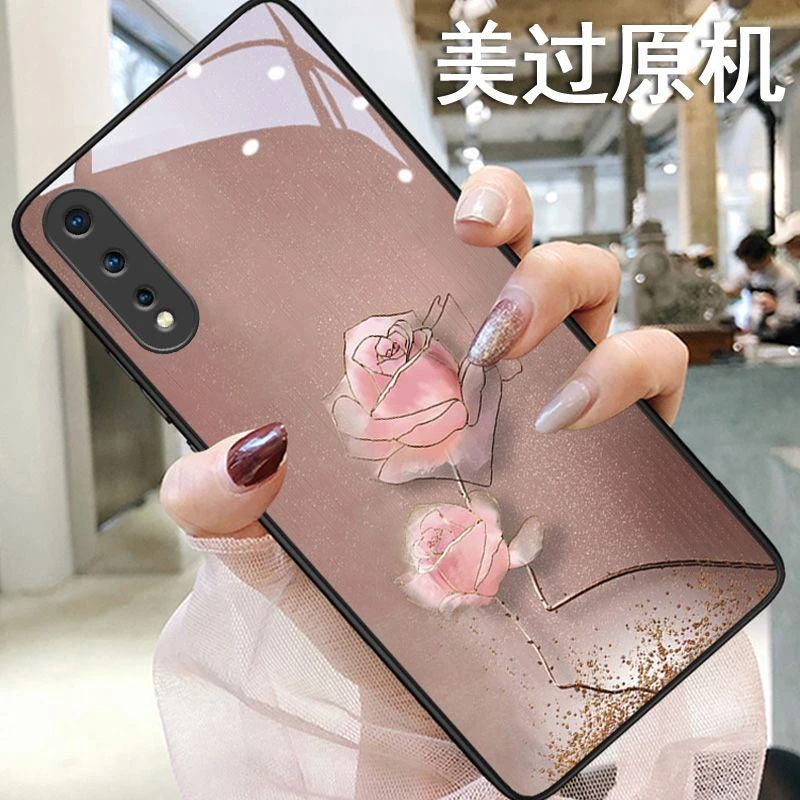 适用vivoz5手机壳女款防摔新款玻璃壳z5保护套镜头全包超薄高颜值