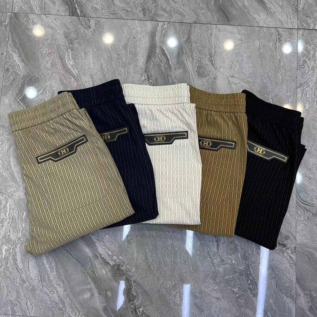 2441春季新款男士高端休闲裤束脚小脚裤