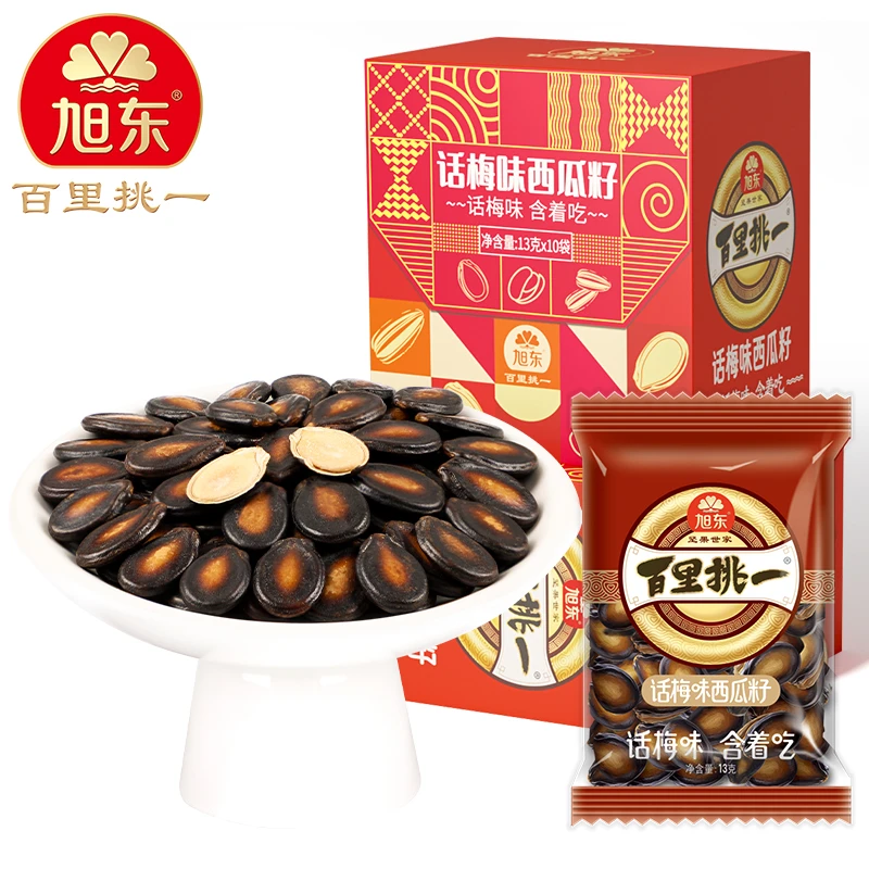 旭东FOOD百里挑一话梅味西瓜子酸甜好磕独立小包装新货休闲零食