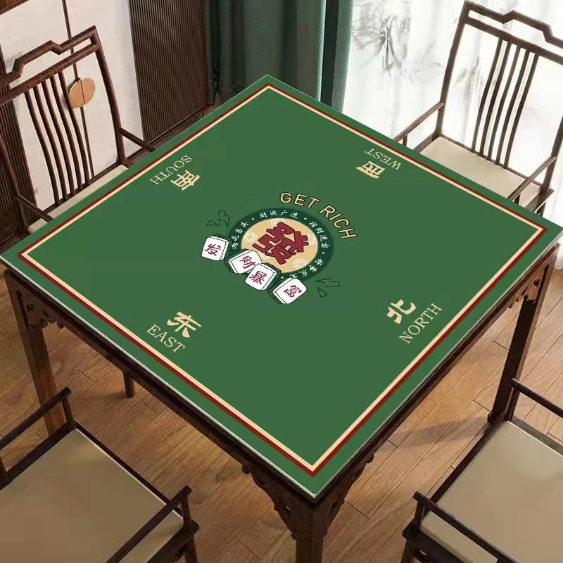 加厚棋牌室隔音防滑麻将桌垫扑克牌九垫防噪音耐磨牌桌垫正方形垫