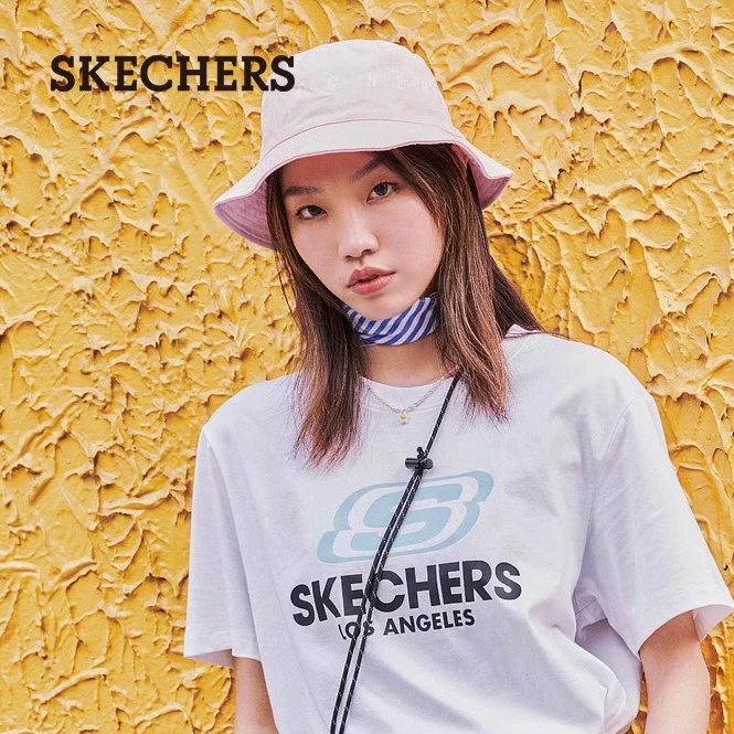 SKECHERS/斯凯奇斯凯奇夏季透气休闲半袖圆领上衣男女款运动服/L1