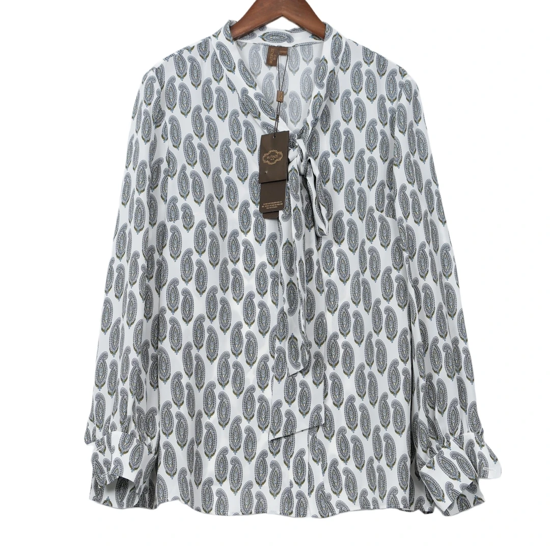 MT姿专柜折扣女装新款洋气通勤时尚百搭气质白色女士衬衫-06159