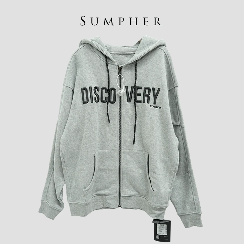 【广州杰哥Jack】Sumpher演出家专柜新款时尚高端浅麻灰卫衣-2704