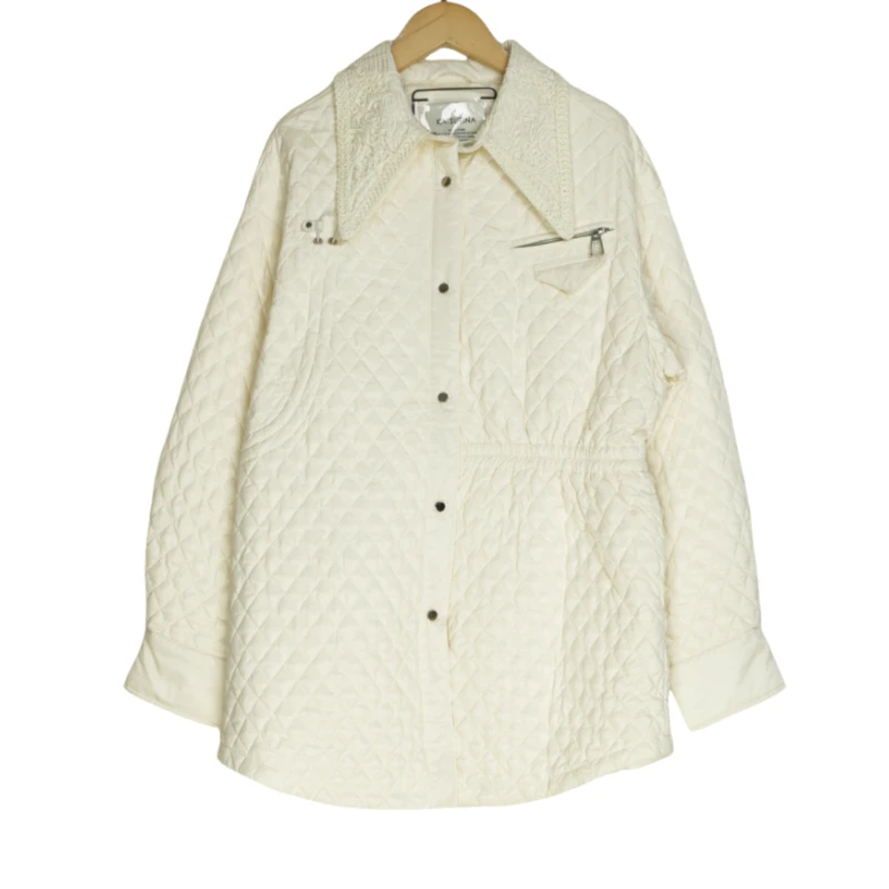 【KATS】精选女装新款款高端冬季女士白色防寒服-21302