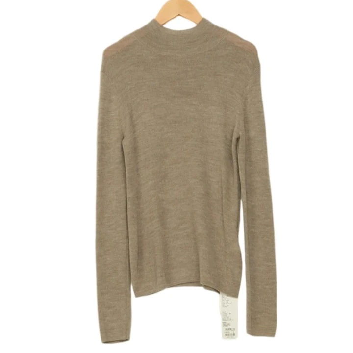 丽某莫精选女装新款洋气通勤气质百搭款浅绿针织衫-3020