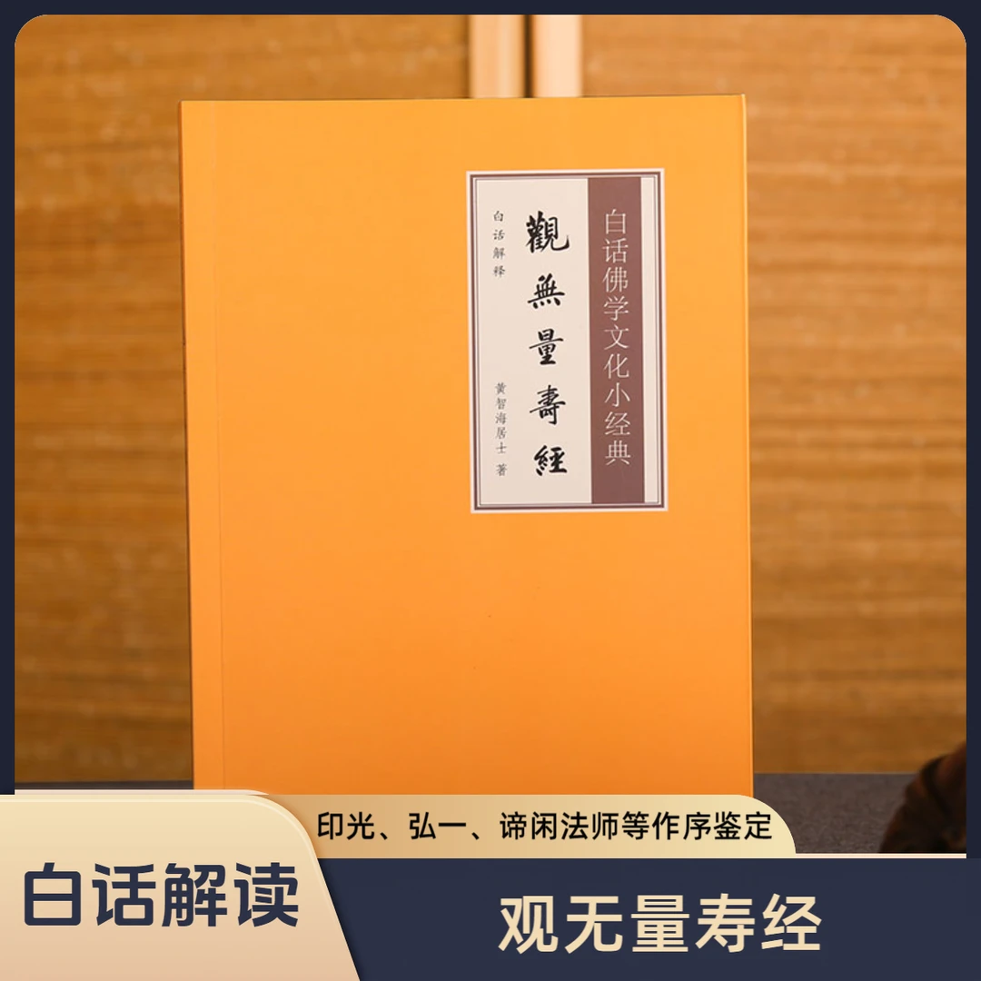 【白话解释】《观无量寿经》白话佛学文化小经典修心修行传统文化书籍