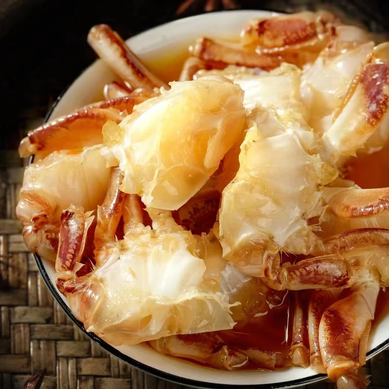生腌蟹块 捞汁口味 新鲜腌制肉质饱满750g/桶(含少许汤汁)两桶