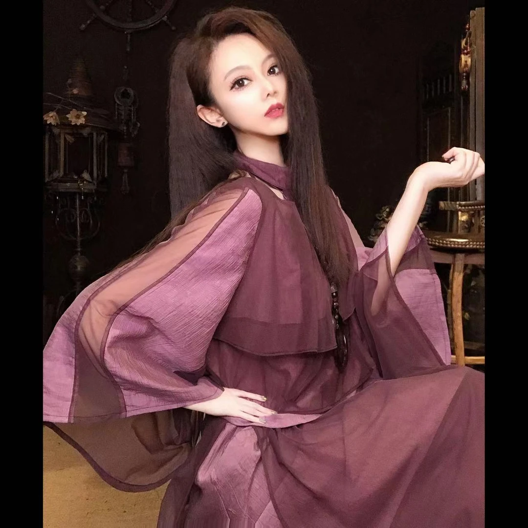 原创限量版时尚减巴黎龄设计宽松长袖百搭套装夏季气质防晒薄款