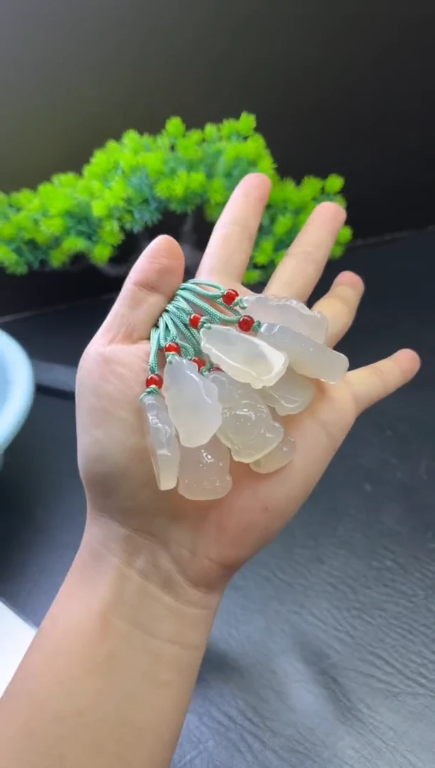 【闪购商品】玛瑙/玉髓财神爷未镶嵌/多样性发一件XX