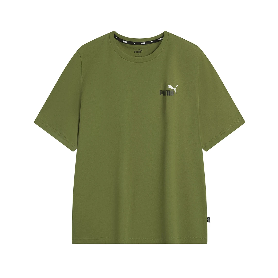 PUMA彪马官方男装女装运动休闲百搭时尚潮流LOGO短袖T恤