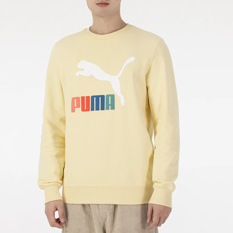 【超值购】PUMA彪马官方男装女装舒适运动休闲圆领针织卫衣535287