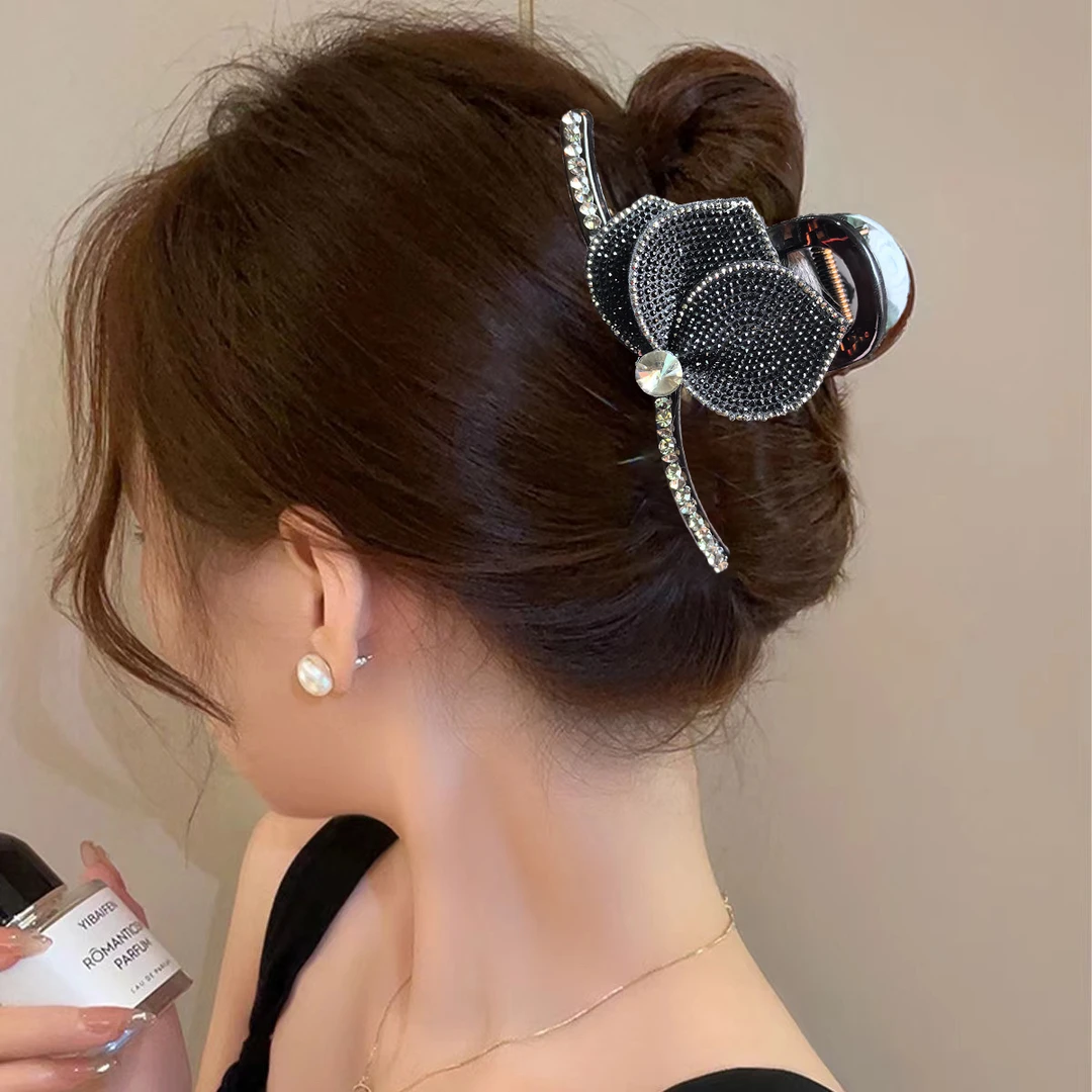 泊瑞雅巴黎王妃爱丽丝梦境新款花朵香风系列抓夹后脑勺鲨鱼夹
