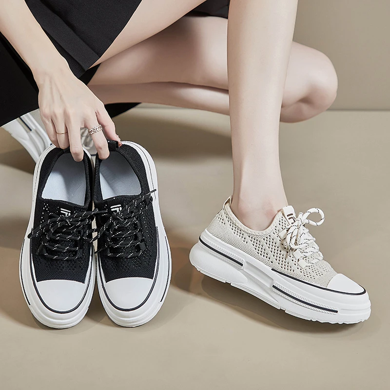 ins潮韩版帆布鞋女2023夏季新款透气学生跑步休闲板鞋街拍ZY5715