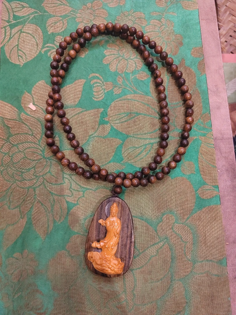 黄杨木半身像 1126