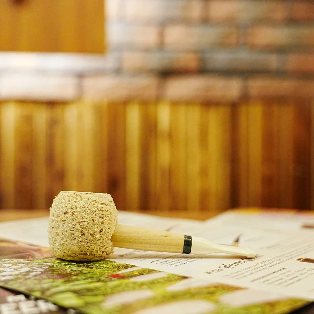 【摩根】美国Missouri Meerschaum密苏里玉米芯烟斗 文化纪念品烟斗