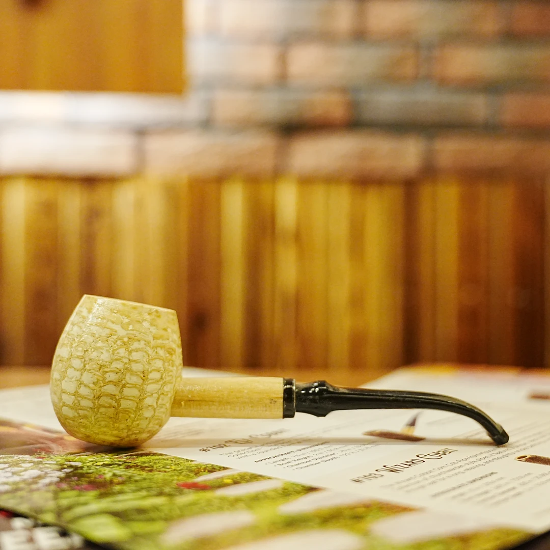 【外交官】美国Missouri Meerschaum密苏里玉米芯烟斗 纪念品烟斗