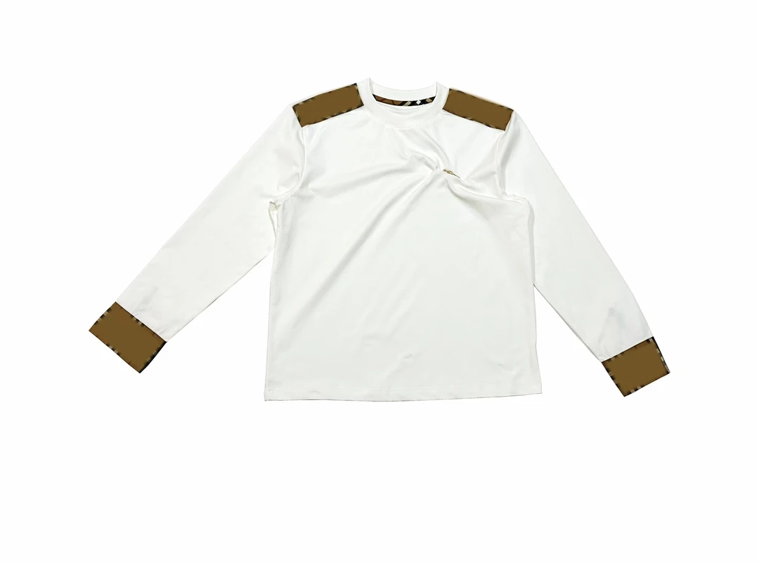 【晶】2025新款袖肩拼色简约长袖卫衣V2009