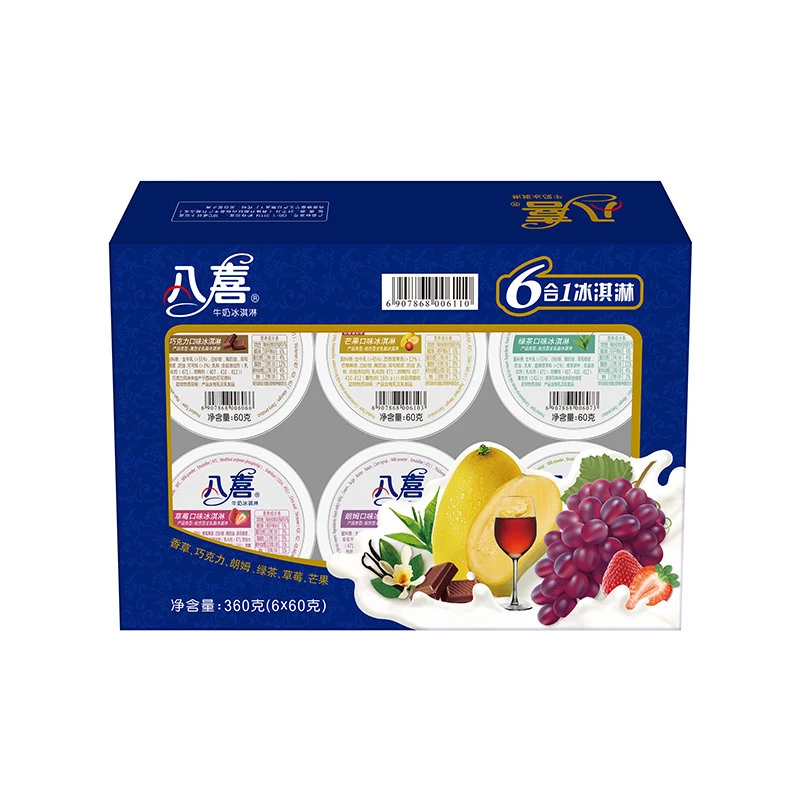 八喜六合一冰淇淋 360g/盒雪糕同城送雪糕小时达雪糕同城送雪糕同城配