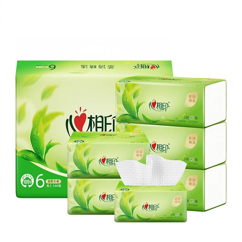 心相印茶语精选3层面巾纸 90抽*6包