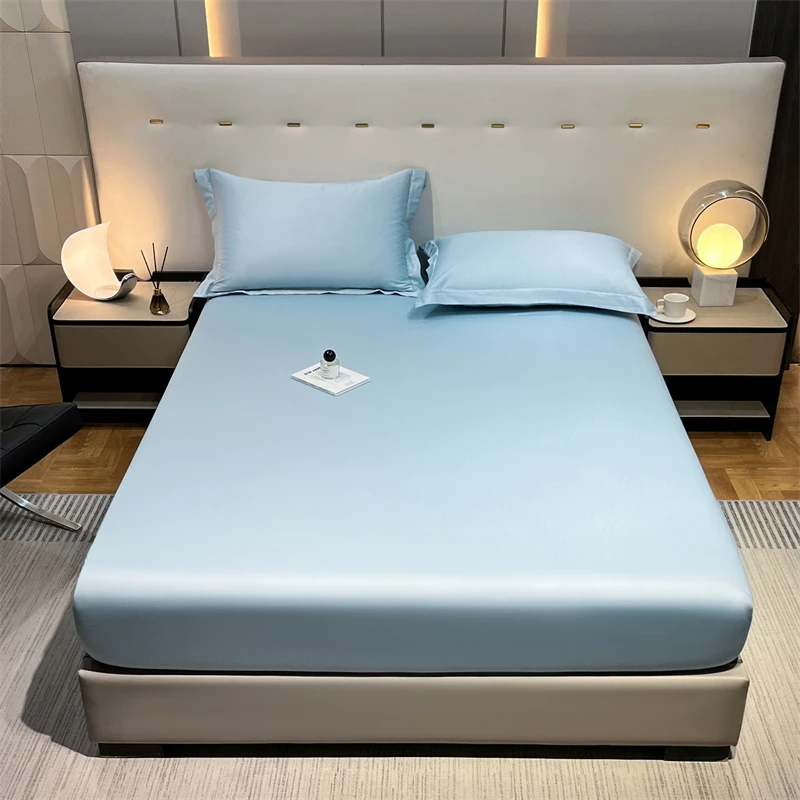 【小富婆】清 长绒棉纯色单品床单床笠枕套