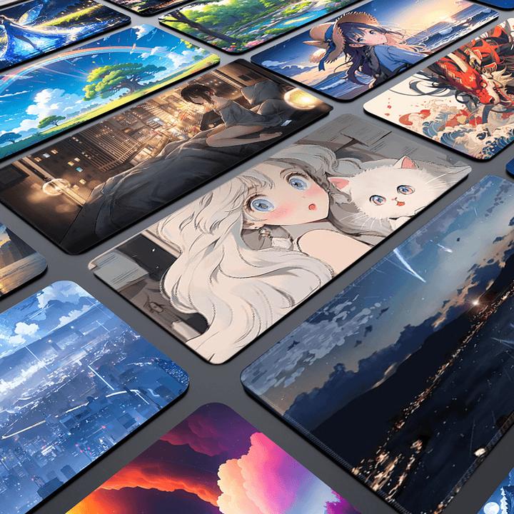 墨染超大加厚电竞CSGO游戏竞技大号电脑桌面键盘垫办公书桌垫男生