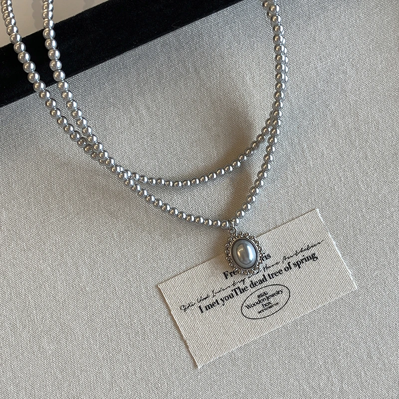 铜合金项链 小众贵气感轻奢气质洋气项链百搭新款锁骨链04569