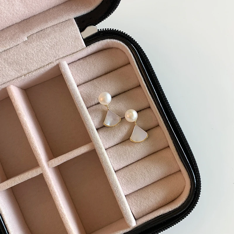 铜合金耳饰 小众高级感轻奢高档气质耳环简约百搭耳钉88259