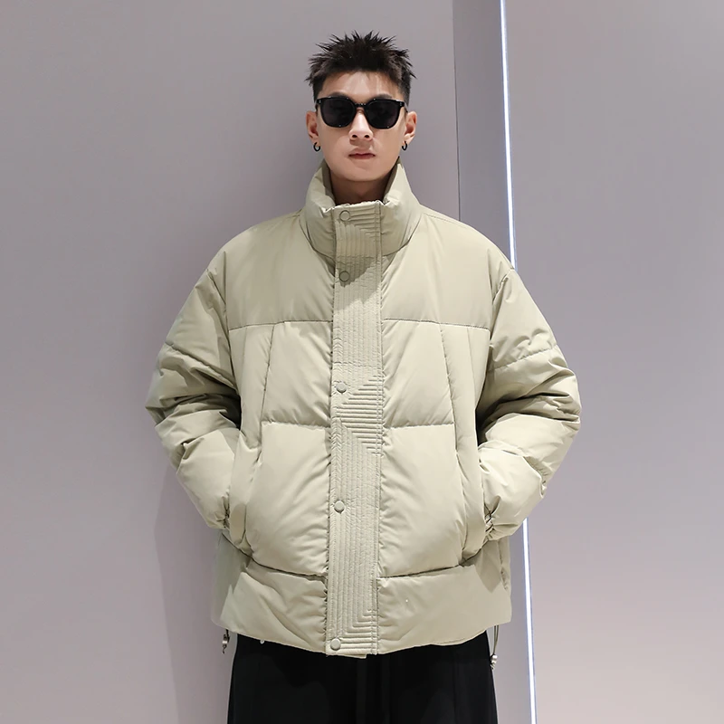 有术90白鸭绒工装立领羽绒服男款冬季cleanfit高级感潮流休闲外套