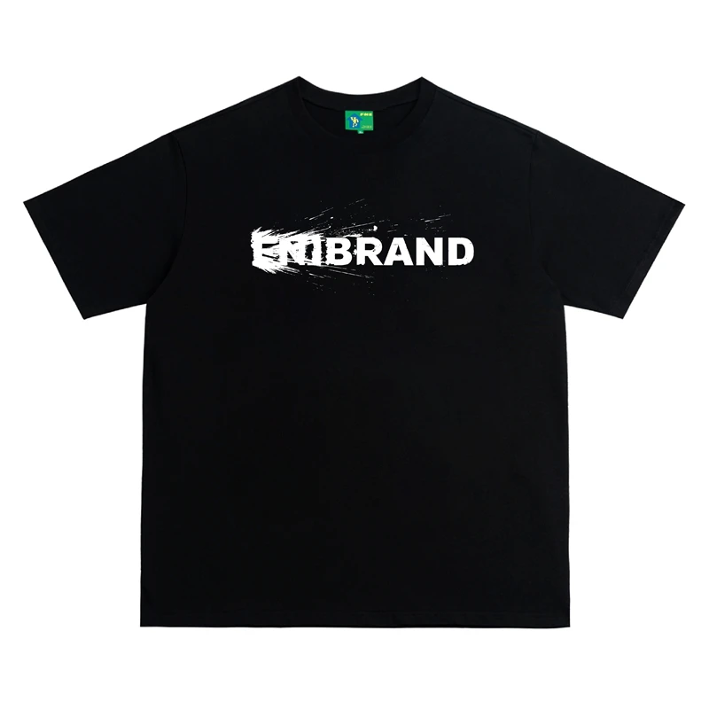 国潮重磅纯棉（喷漆基础款）男女同款t恤美式复古短袖上衣24新款