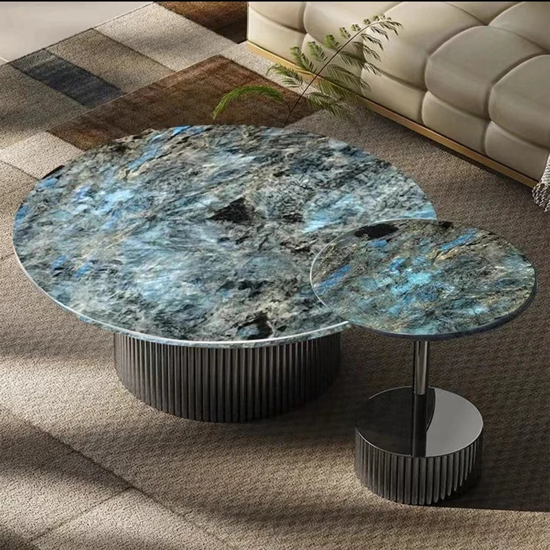 超微晶石岩板创意茶几轻奢现代简约客厅家用小户型极简意式茶几