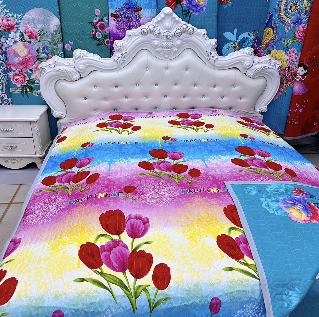 【彩色郁金香】床单、床盖